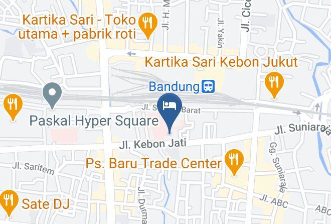 Zodiak Kebonjati Hotel Bandung Map