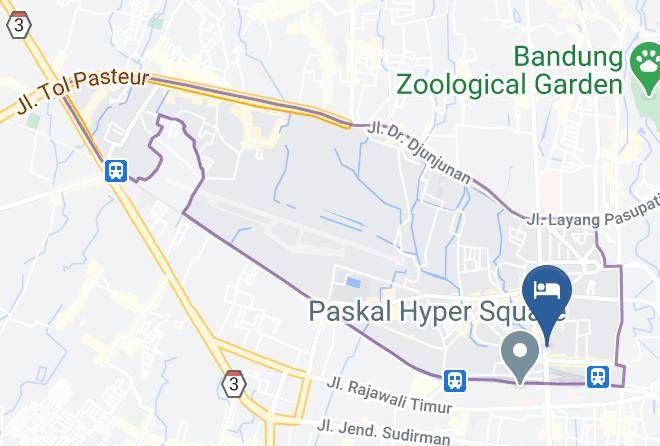 Bandung - Zodiak Pasirkaliki Hotel Bandung Maps