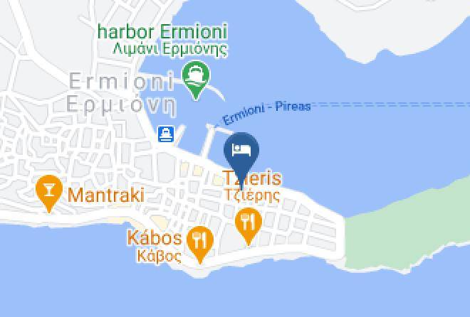 Argolis - Zoe Pension Maps