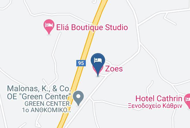 Dodecanese - Zoes Hotel Maps