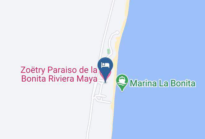 Puerto Morelos - Zoetry Paraiso De La Bonita Riviera Maya Maps
