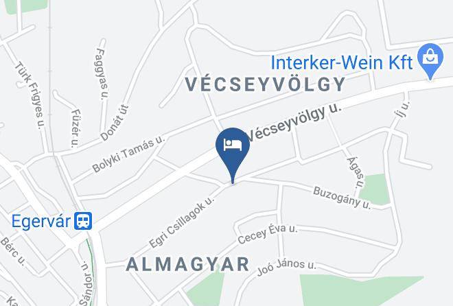 Eger - Zold Sziget Vendeghaz Maps
