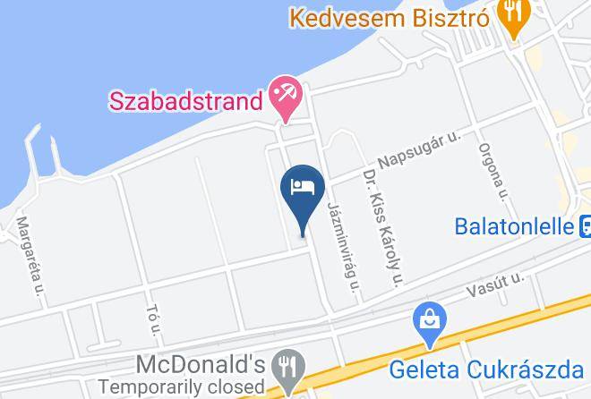 Balatonlelle - Zoldlugas Etterem Es Panzio Maps