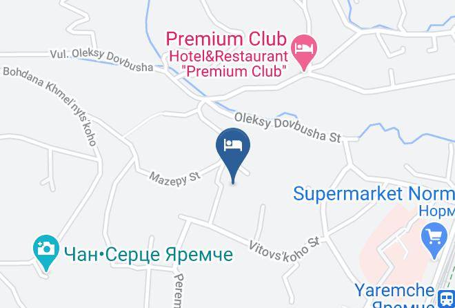 Yaremcha - Zolota Rybka Pryvatna Sadyba Maps
