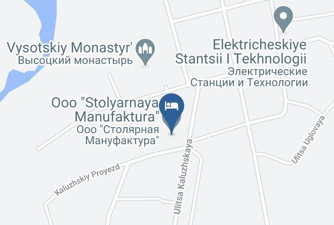 Zolotoy Pavlin Carta Geografica - Moscow - Serpukhovsky District