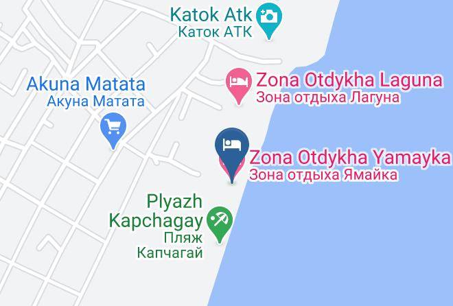 Kapshagai - Zona Otdykha Yamayka Maps