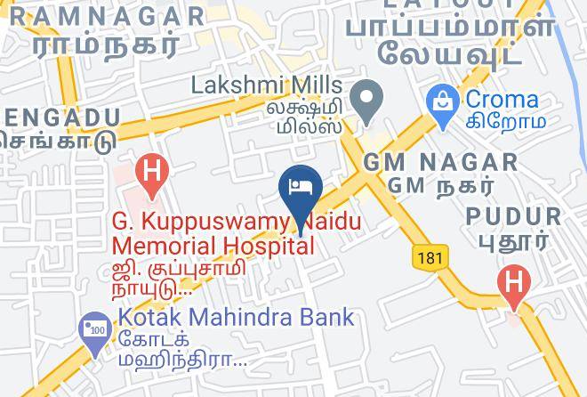 Coimbatore - Zone By The Park Hotel Coimbatore Maps