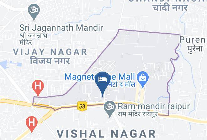 Raipur - Zone By The Park Hotel Raipur Maps
