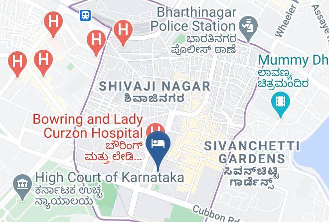 Bengaluru - Zone By The Park Hotel Infantry Road Bengaluru Maps