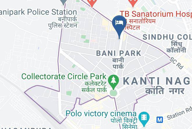 Jaipur - Zone By The Park Hotel Jaipur Maps