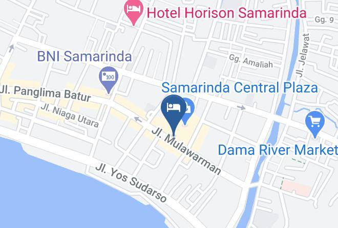 Zoom Hotel Mulawarman Samarinda Map