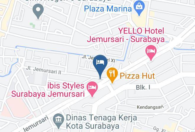 Kota Surabaya - Zoom Smart Hotel Maps