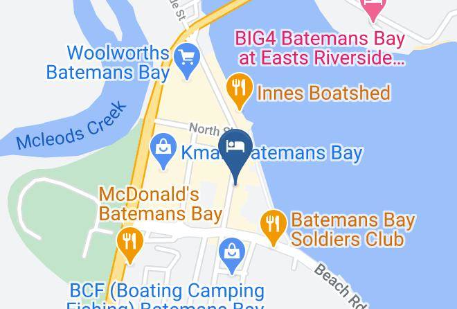 Eurobodalla - Zorba Waterfront Motel Maps