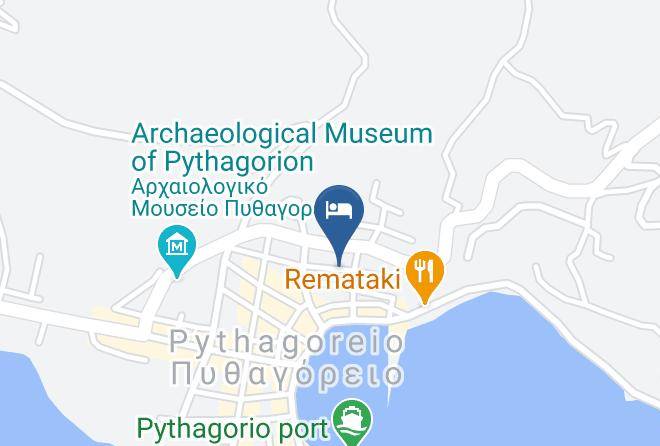 Samos - Zorbas Hotel & Studios Maps