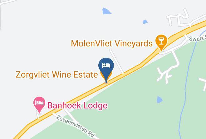 Cape Winelands - Zorgvliet Wine Estate Maps