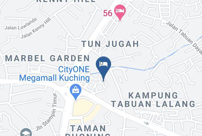 Bahagian Kuching - Zotel Brighton Square Maps