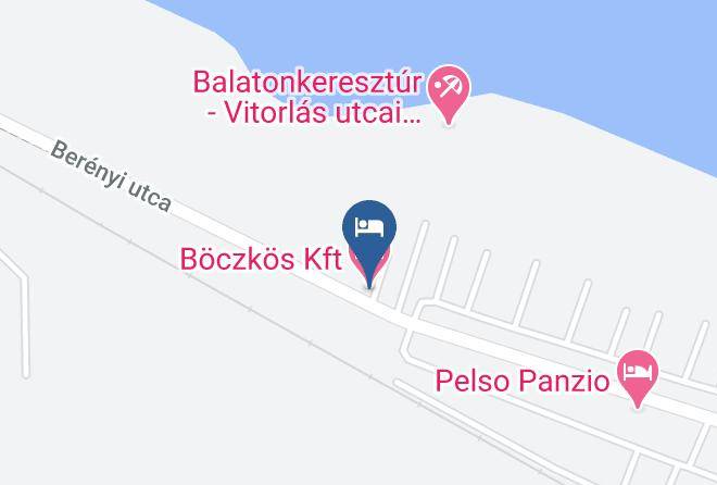 Balatonkeresztur - Zsanett Hotel Maps