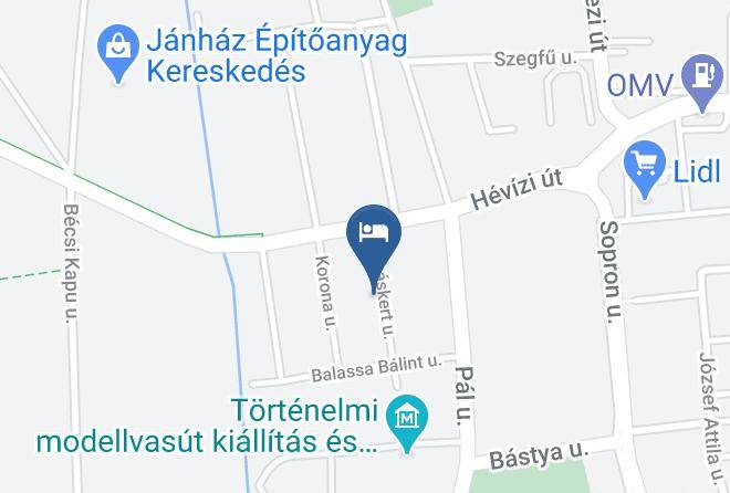 Keszthely - Zsigmond Vendeghaz Maps