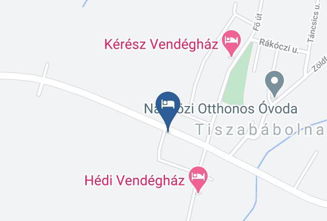 Tiszababolna - Zsofia Vendeghaz Maps