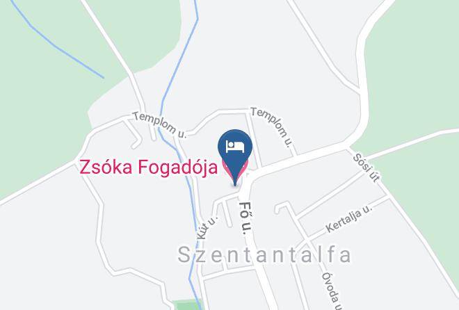 Szentantalfa - Zsoka Fogadoja Maps