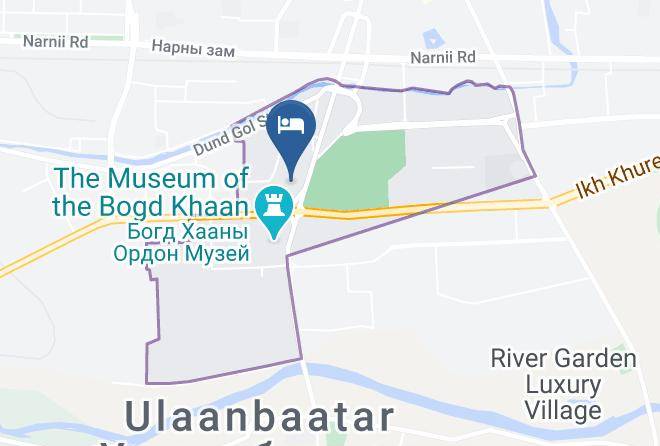 Ulaanbaatar - Zuchi Hotel Maps