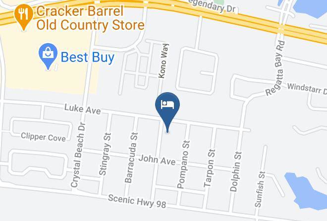 Okaloosa - Zula Beach Destin Vacation Home Maps