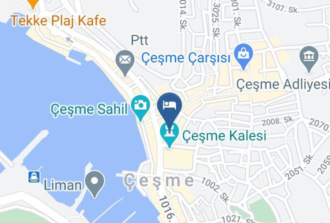 Cesme - Zula Cesme Hotel Maps