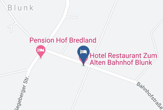 Segeberg - Hotel Restaurant Zum Alten Bahnhof Blunk Maps