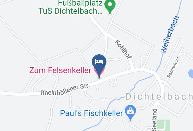 Rhein Hunsruck Kreis - Zum Felsenkeller Maps