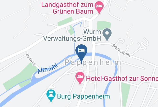 Weisenburg Gunzenhausen - Zum Goldenen Hirschen Maps