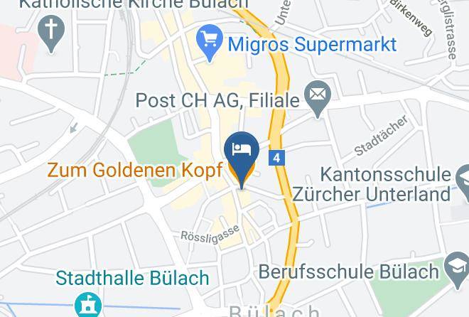 Bulach - Zum Goldenen Kopf Maps