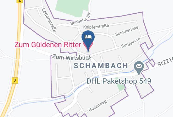 Weisenburg Gunzenhausen - Zum Guldenen Ritter Maps