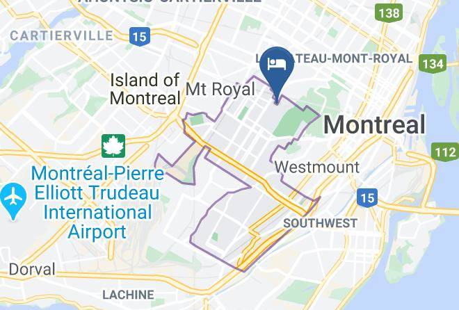 Montreal - Zum Hotel Residences De L'universite De Montreal Maps