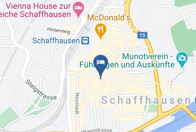 Schaffhausen - Zum Schwarzen Adler Maps