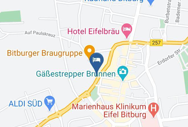 Bitburg Prum - Zum Simonbrau Maps