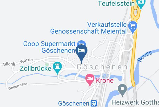 Goschenen - Zum Weissen Rossli Maps
