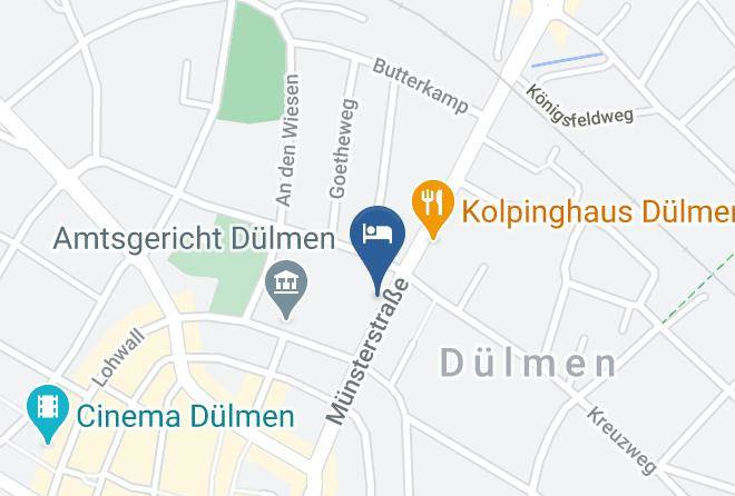 Coesfeld - H&s Hotel Wildpferd Dulmen Maps