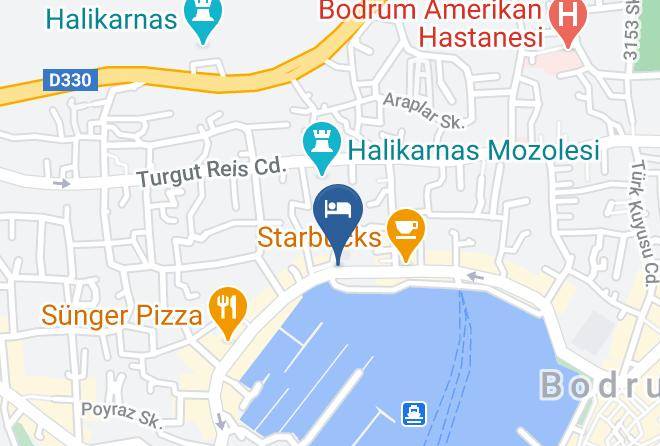 Bodrum - Zumrut Butik Otel Bodrum Maps