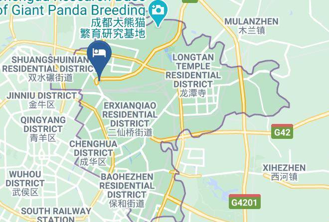 Chengdu - Zunhuang Holzd Ay Hotel Maps