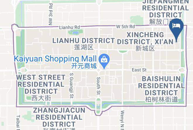 Xi An - Zuoluo Boutique Hotel Maps