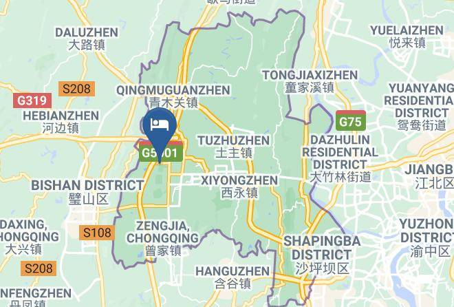 Shapingba District - Zuoxiang Express Hotel Maps