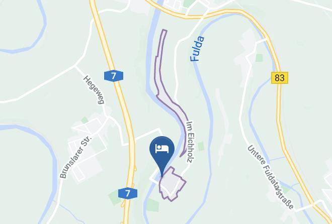 Schwalm Eder Kreis - Hotel Pension Zur Alten Fuldaschleife Maps
