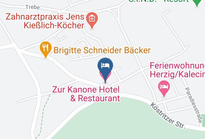 Saale Holzland Kreis - Zur Kanone Hotel & Restaurant Maps