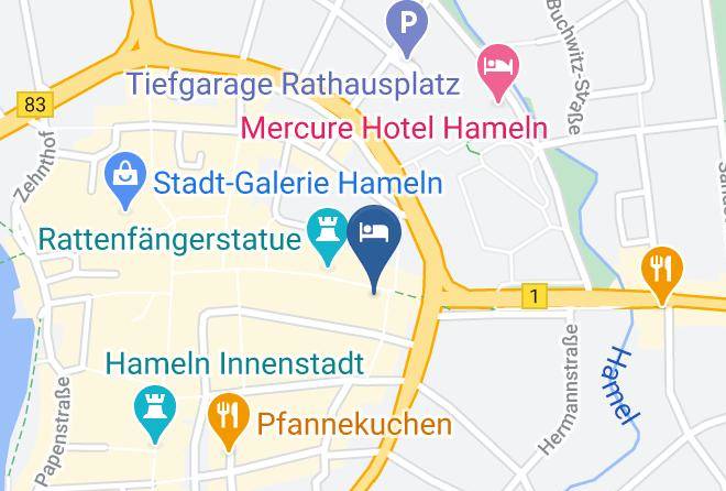Hameln Pyrmont - Hotel Zur Krone Maps