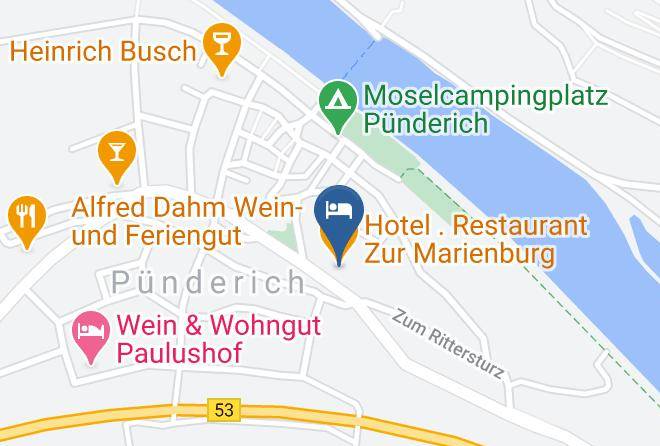 Cochem Zell - Hotel Restaurant Zur Marienburg Maps