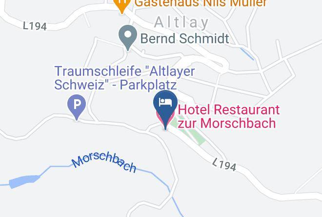 Hotel Restaurant Zur Morschbach Map