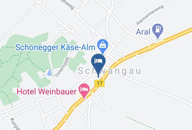 Ostallgau - Zur Post Schwangau Maps
