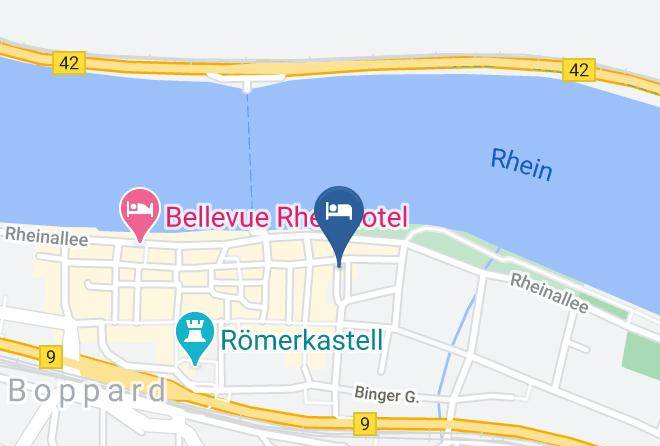 Hotel & Restaurant Zur Reblaus Map