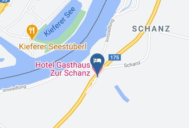 Kufstein - Hotel Gasthaus Zur Schanz Maps