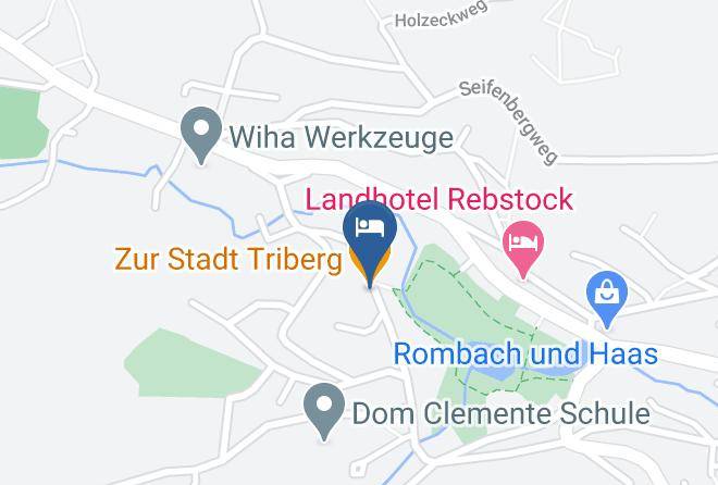 Schwarzwald Baar Kreis - Zur Stadt Triberg Maps